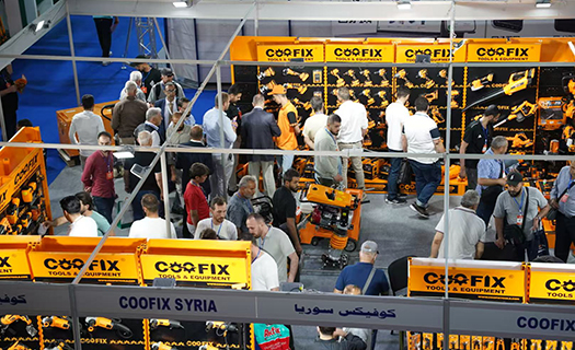 وكيل شركة COOFIX في سوريا يشارك بنجاح في معرض الصناعة المحلي